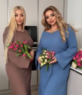 Повседневное платье с длинными рукавами ODF-019A650