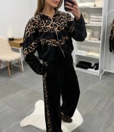 Леопардовый спортивный костюм женский DMP-R1944A700
