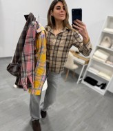 Сорочка у клітинку DMP-R1887A350