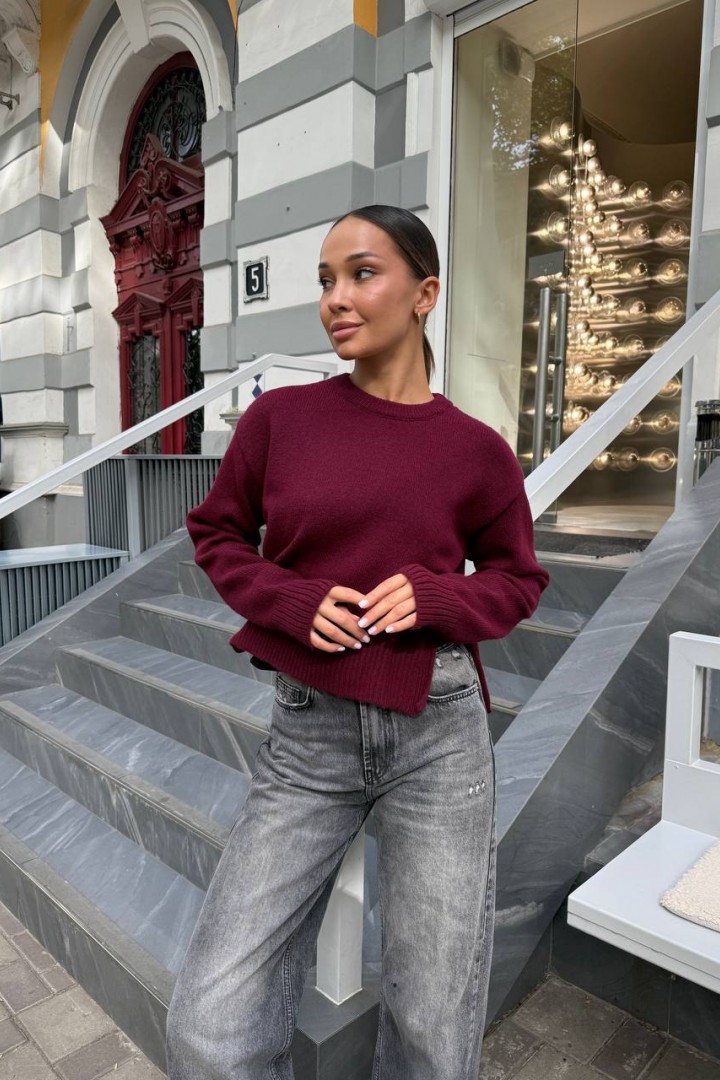 Стильний укорочений светр NON-137A580