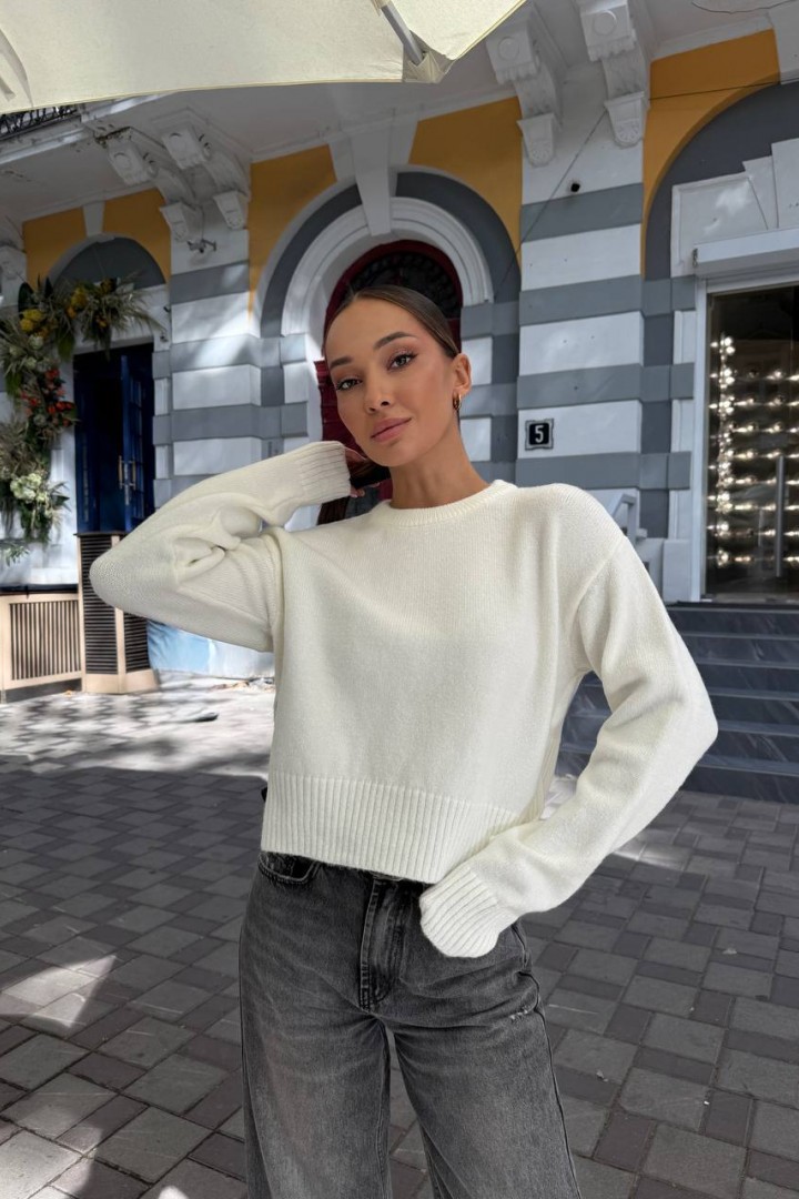 Стильний укорочений светр NON-137A580