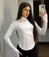 Жіночий лонгслів з вирізом для пальчиків MIK-4260A270