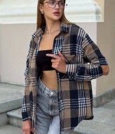 Рубашка с разрезами на рукавах MIK-2473A450