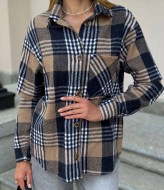 Рубашка с разрезами на рукавах MIK-2473A450