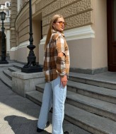 Рубашка с разрезами на рукавах MIK-2473A450