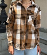 Рубашка с разрезами на рукавах MIK-2473A450