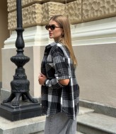 Рубашка с разрезами на рукавах MIK-2473A450