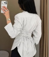 Сорочка у смужку SAP-129A600