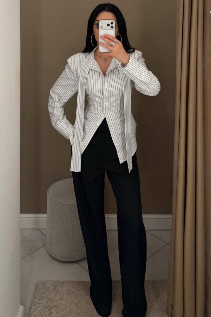 Сорочка у смужку SAP-129A600