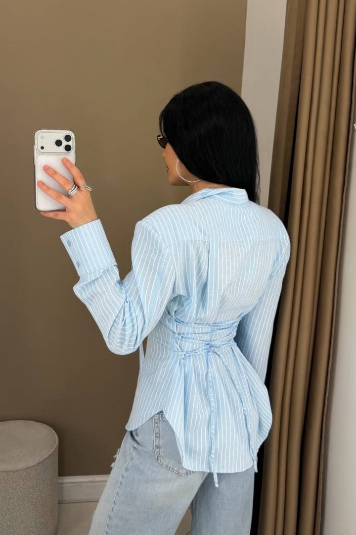 Сорочка у смужку SAP-129A600