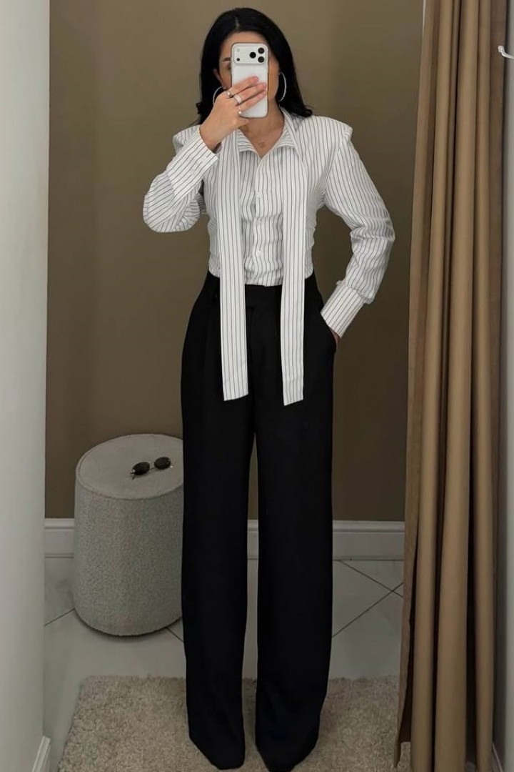 Сорочка у смужку SAP-129A600