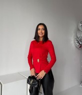 Елегантна кофта з пояском MIK-1709A340