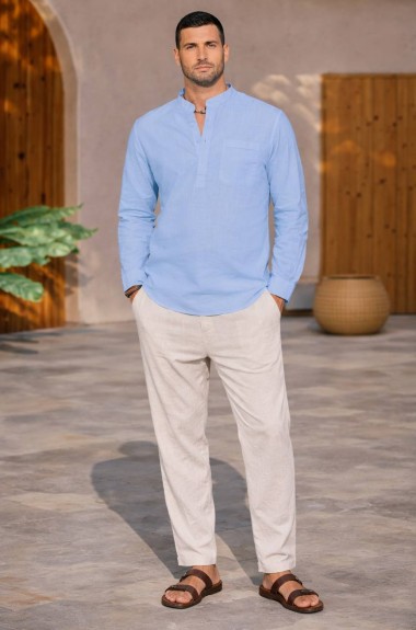 Рубашка из льна SAL-484A500