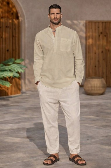 Рубашка из льна SAL-484A500