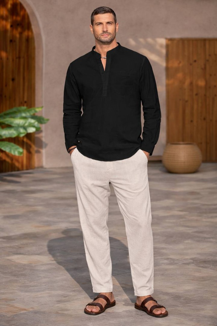 Рубашка из льна SAL-484A500