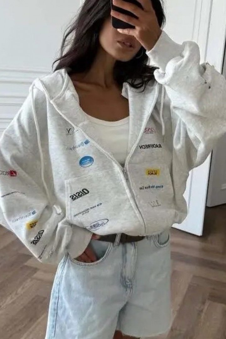 Молодежная спортивная кофта LUC-1208A599