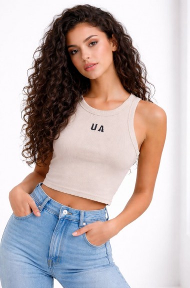 Топ-майка с вышивкой MIK-1470A160