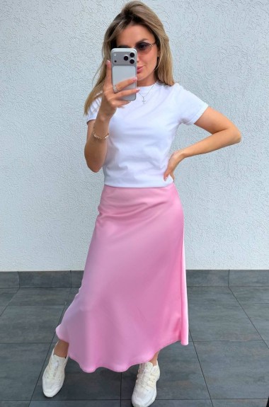 Шелковая юбка на резинке KG-122.1A390