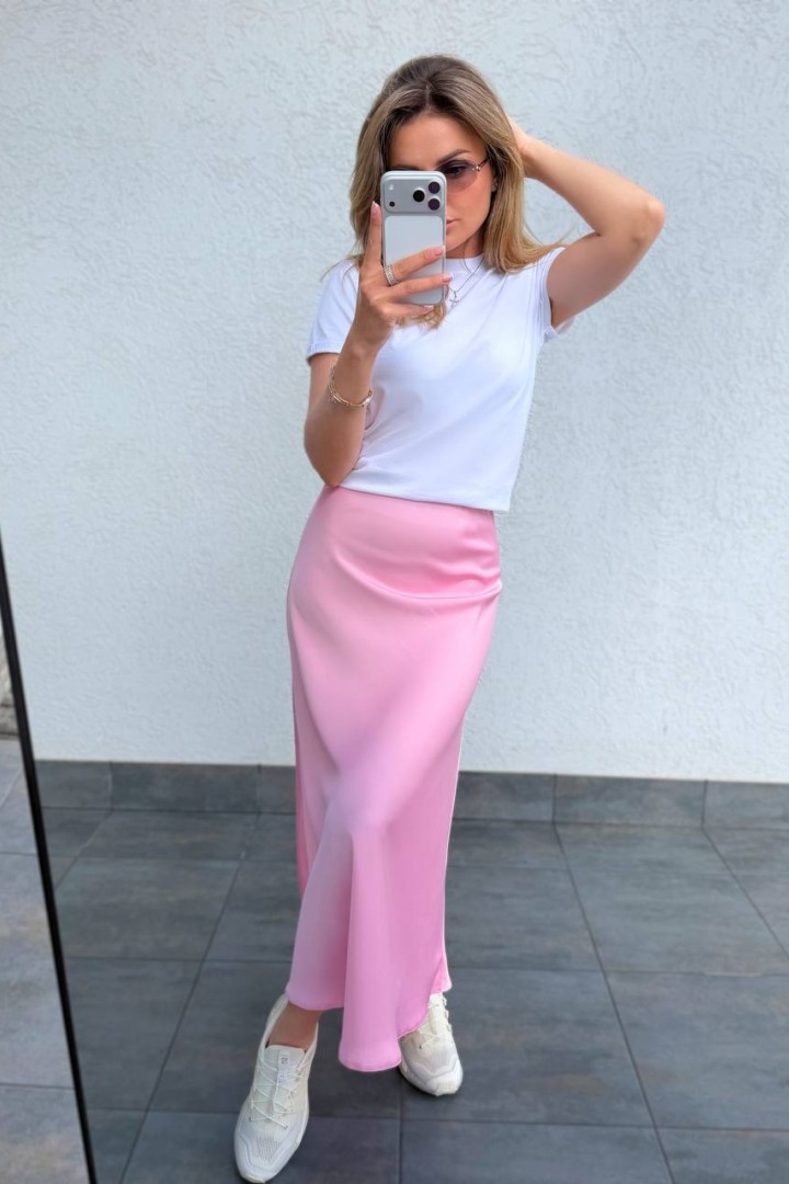 Шелковая юбка на резинке KG-122.1A390