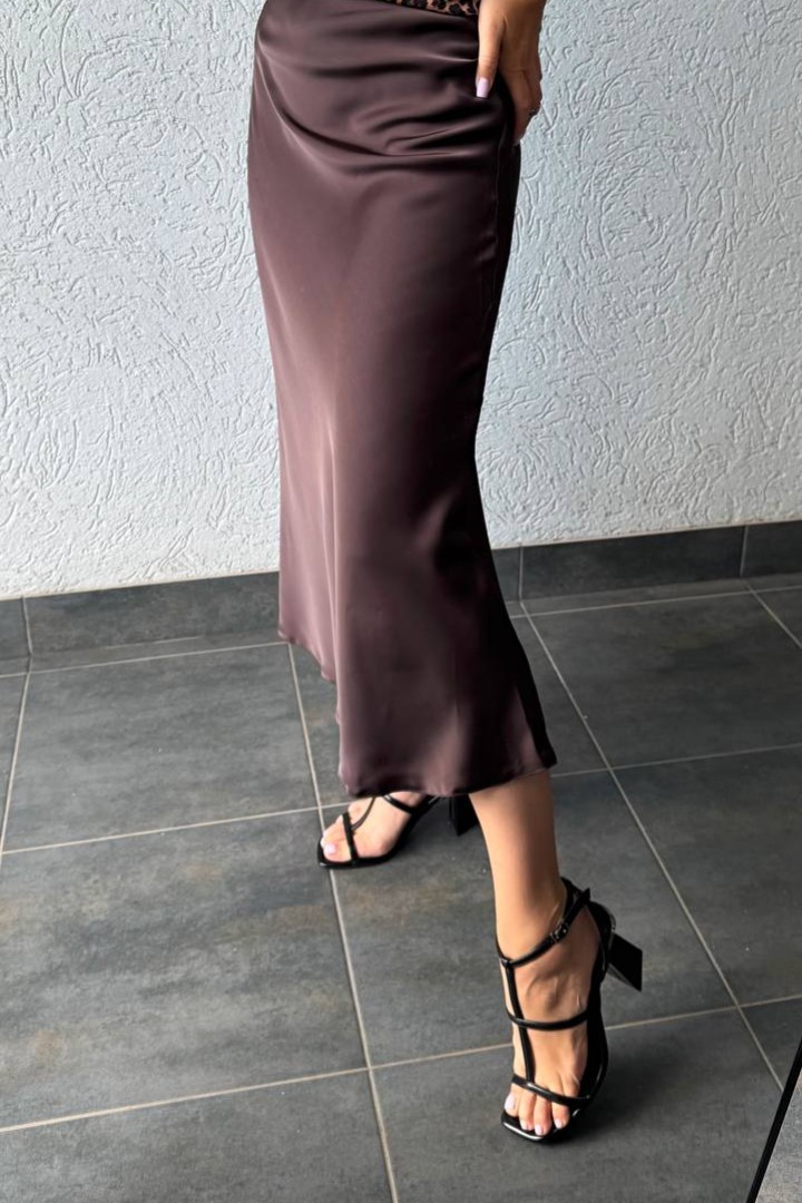 Шелковая юбка на резинке KG-122.1A390