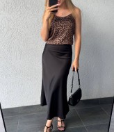 Шелковая юбка на резинке KG-122.1A390