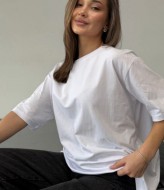 Футболка оверсайз с накатом на спине MIK-4190A279