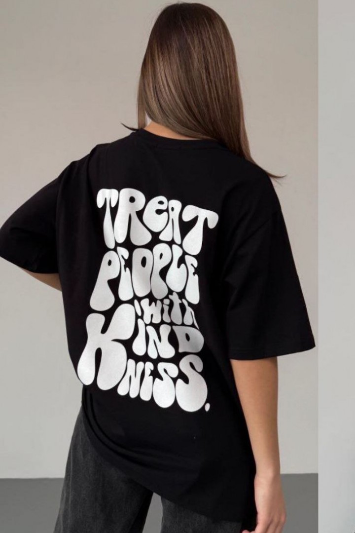 Футболка оверсайз с накатом на спине MIK-4190A279