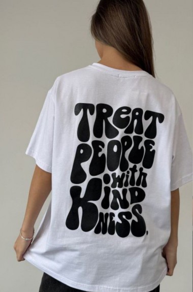 Футболка оверсайз с накатом на спине MIK-4190A279