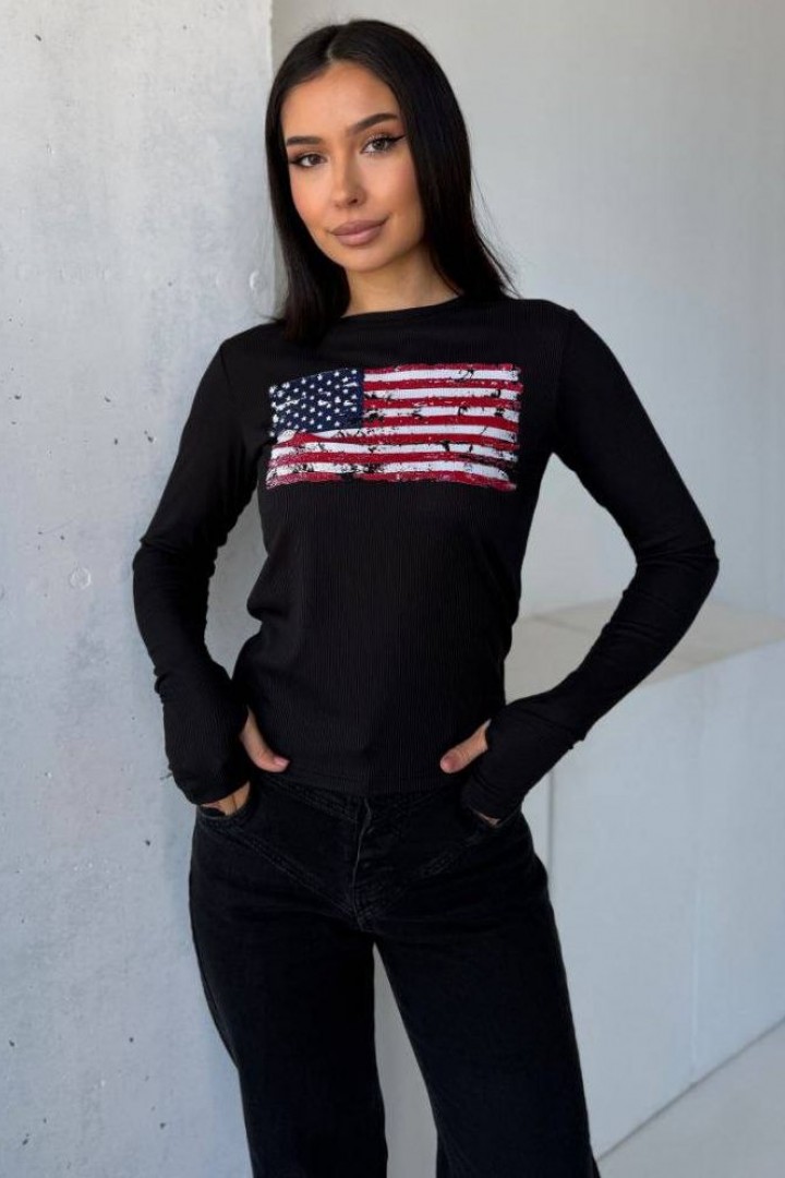 Лонгслів з вирізами для пальчиків MIK-4268A230