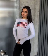 Лонгслів з вирізами для пальчиків MIK-4268A230