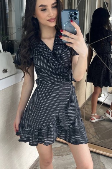 Летнее платье с запахом VMS-0118A350