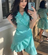 Летнее платье с запахом VMS-0118A350