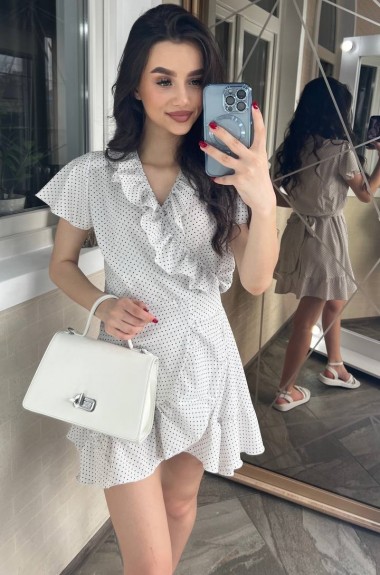 Летнее платье с запахом VMS-0118A350