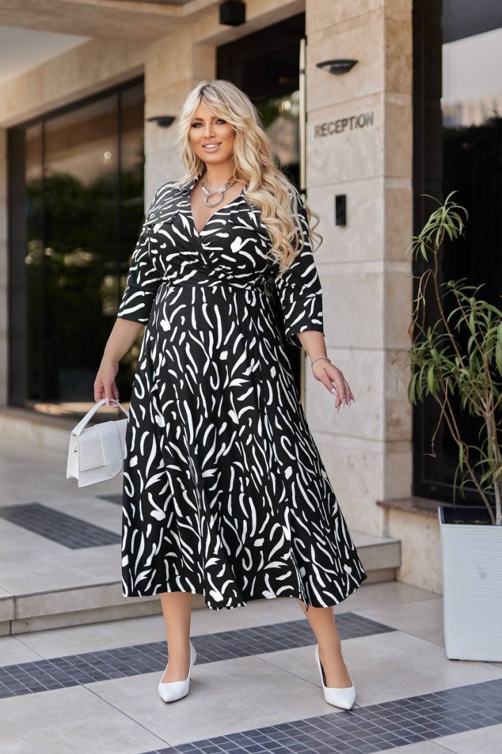 Платье миди на запах EY-578.1A19B23