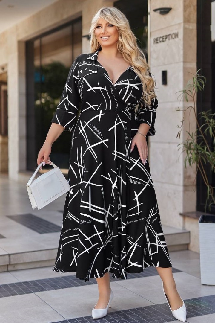 Платье миди на запах EY-578.1A19B23