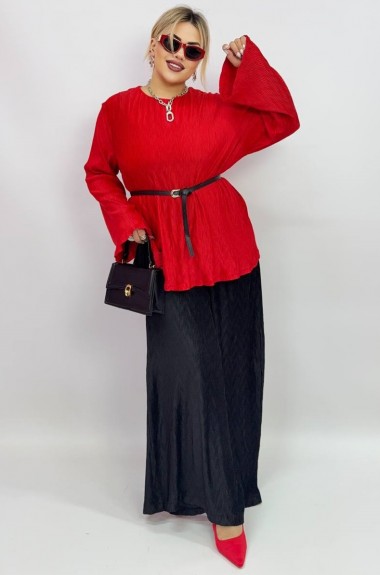 Костюм із шовку гофре EY-704A20B23