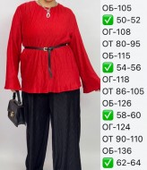 Костюм із шовку гофре EY-704A20B23