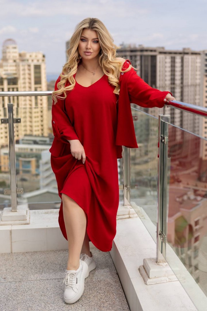 Комплект сарафан и рубашка MT-382A600