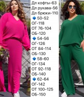 Брючный костюм батал EY-617A14B17