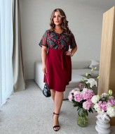 Комбинированное платье IT-7032A600