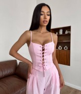 Брючный костюм с корсетом  IN-916A520