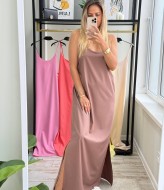 Довгий сарафан з розрізом EST-5630A370