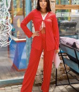 Брючный костюм в полоску женский DG-p15430A400 Брючный костюм в полоску женский DG-p15430A400