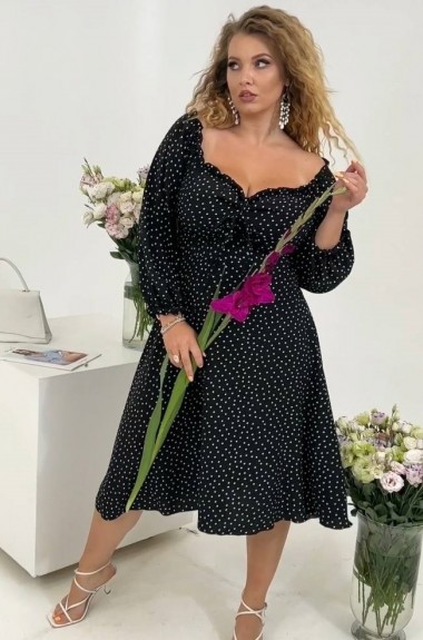 Платье женское с длинным рукавом YM-05661.2A12