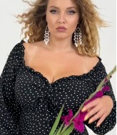 Платье женское с длинным рукавом YM-05661.2A12