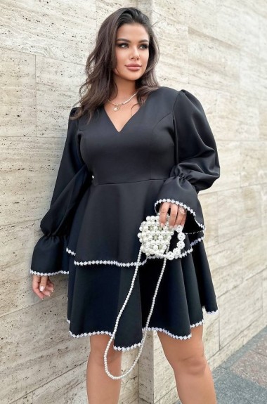 Платье с воланами внизу  YM-7008.2A19.5