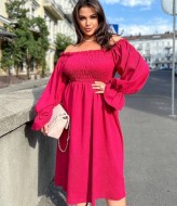 Платье вельветовое женское YM-7029.1A14.5B16