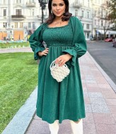 Платье вельветовое женское YM-7029.1A14.5B16