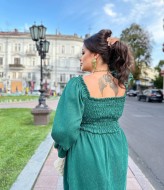 Платье вельветовое женское YM-7029.1A14.5B16