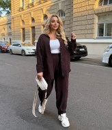 Вельветовый женский костюм DOL-377A760